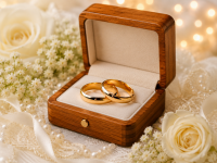 Złote obrączki ślubne eleganckie obrączki dla par Biżuteria Gabor