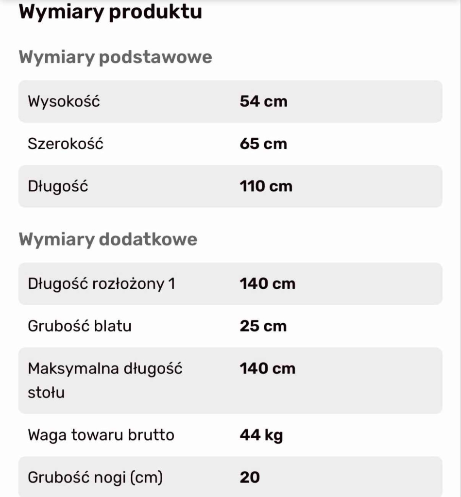 Ława stolik kawowy rozkładany - Agata meble Bemowo - zdjęcie 2