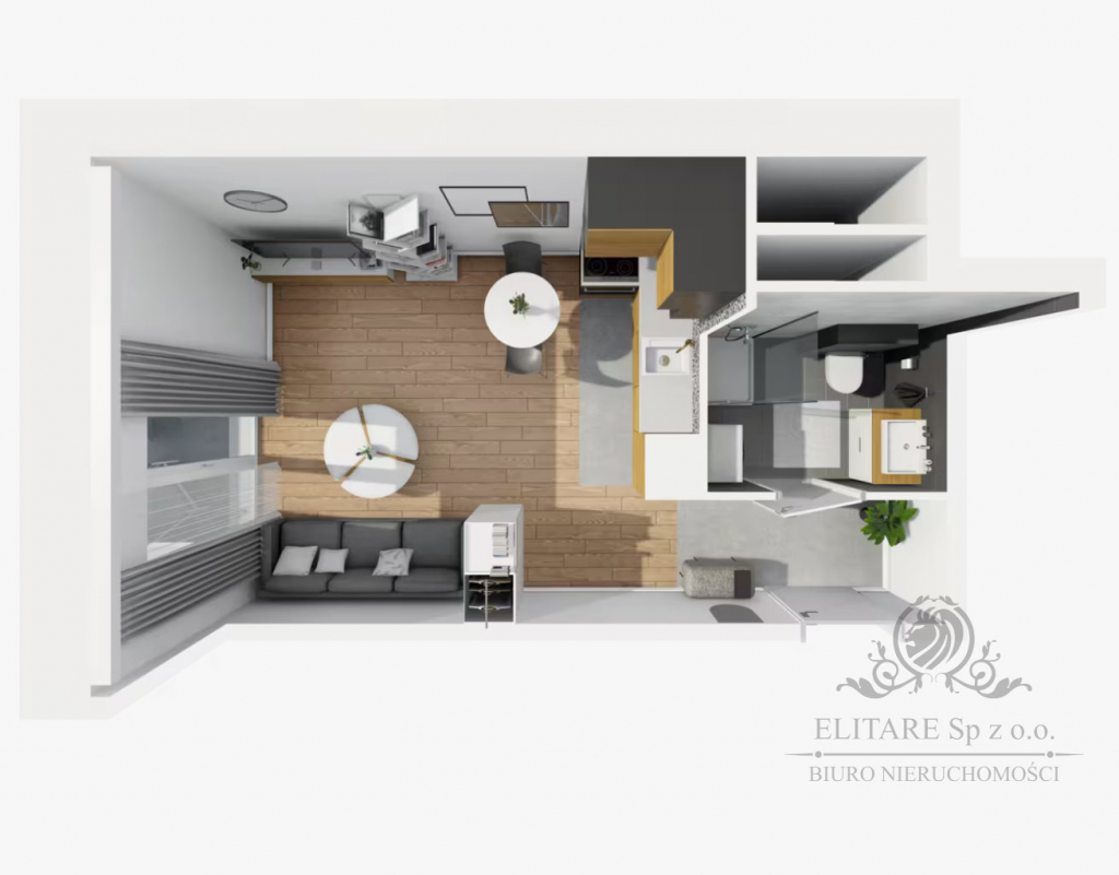 Mieszkanie 25,61m2 + balkon,1 pok. obok, nowe/ Dworca Główengo Wrocław - zdjęcie 11