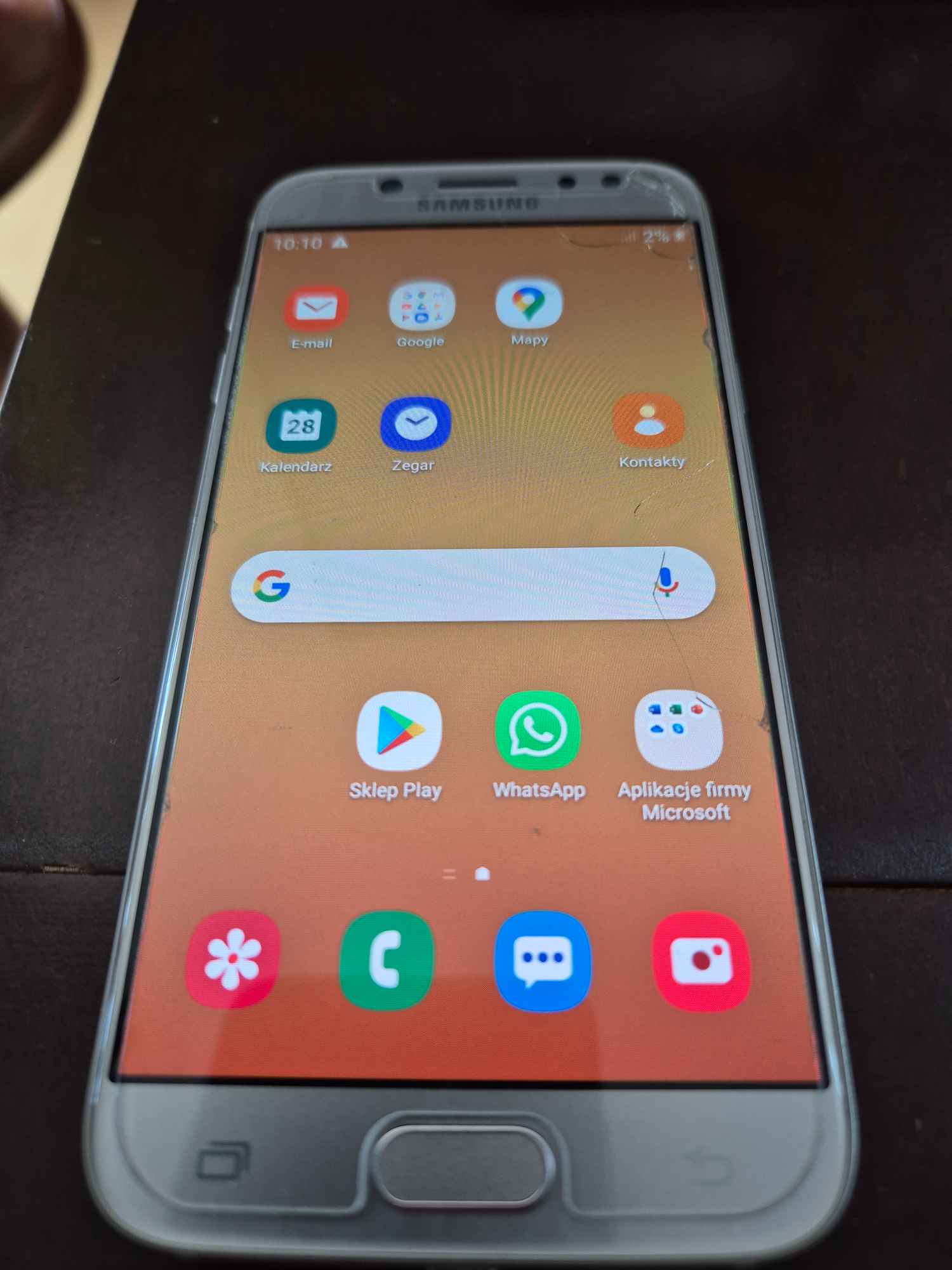 Sprzedam telefon komórkowy Samsung Galaxy J5 srebrny Nowa Huta - zdjęcie 1