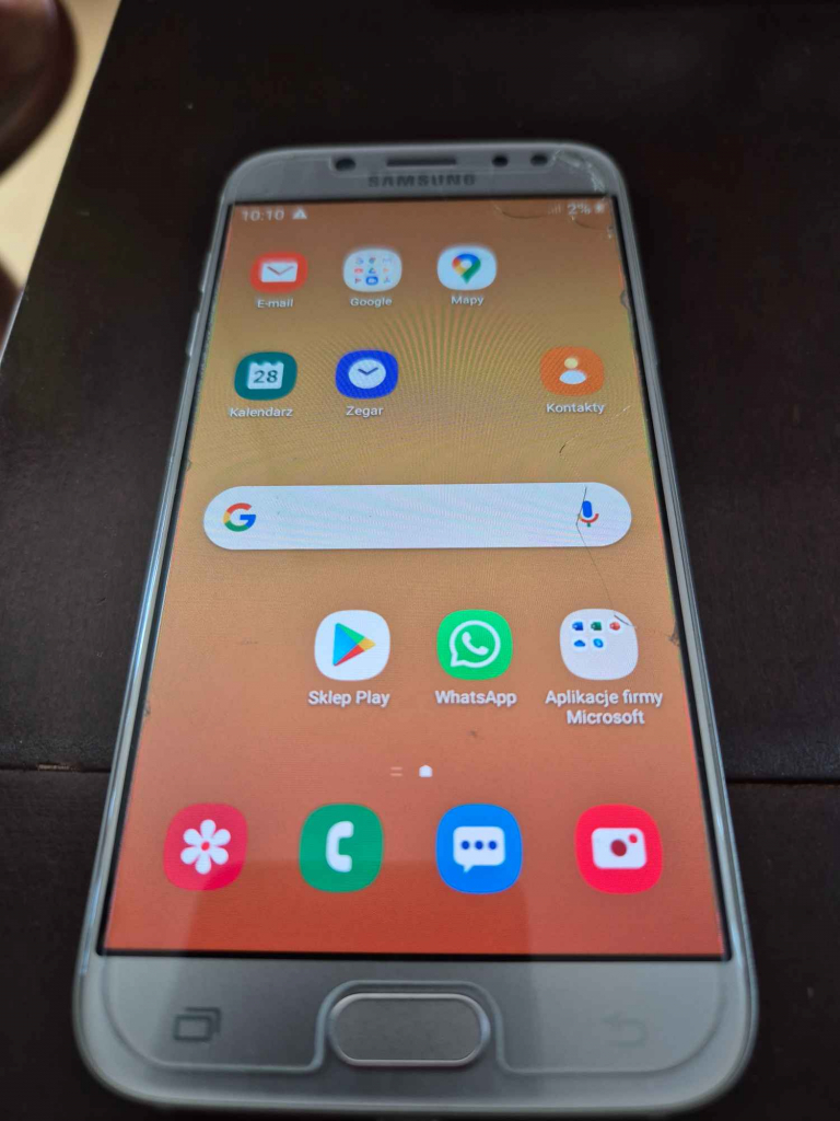 Sprzedam telefon komórkowy Samsung Galaxy J5 srebrny Nowa Huta - zdjęcie 1