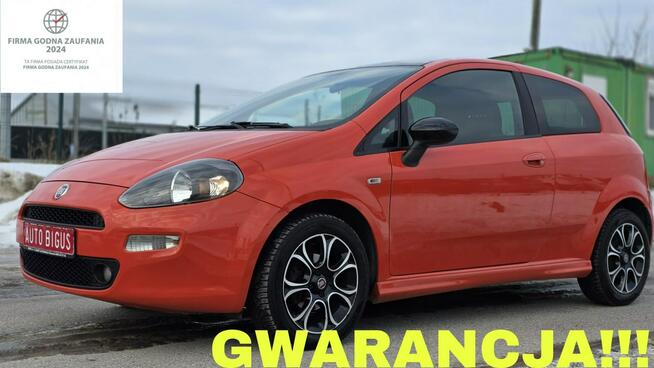 Fiat Punto 1,4 78 KM.wersja sporting. czarny sufit klima ALU 16 Lębork - zdjęcie 1