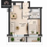 2pok, 43met, okolice Sobieskiego BALKON/KOMÓRKA/GARAŻ (Wrocław) Psie Pole - zdjęcie 5