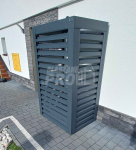 Osłona pompy ciepła 90x50x180 cm  antracyt  GP325 Jastrowie - zdjęcie 3