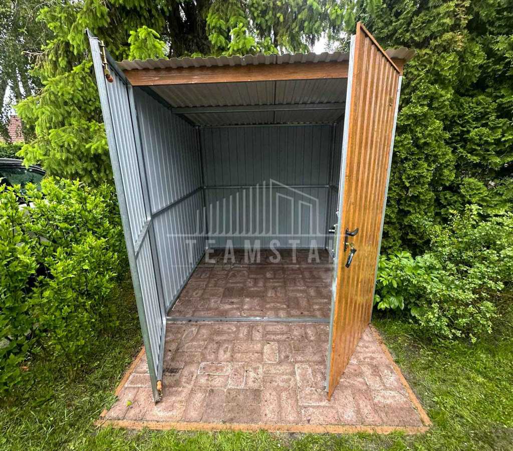 Schowek - domek ogrodowy 1,8x2,5 - drzwi drewnopodobny dach  TS1124 Konin - zdjęcie 2