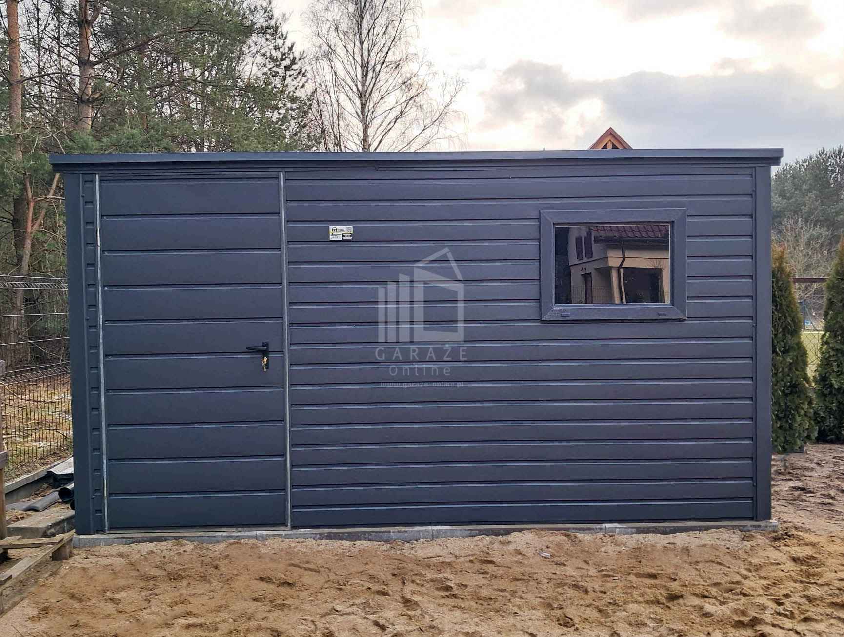 Schowek - domek ogrodowy 3,5x2,5m - Drzwi okno dach spad w tył ID970 Kłodzko - zdjęcie 4