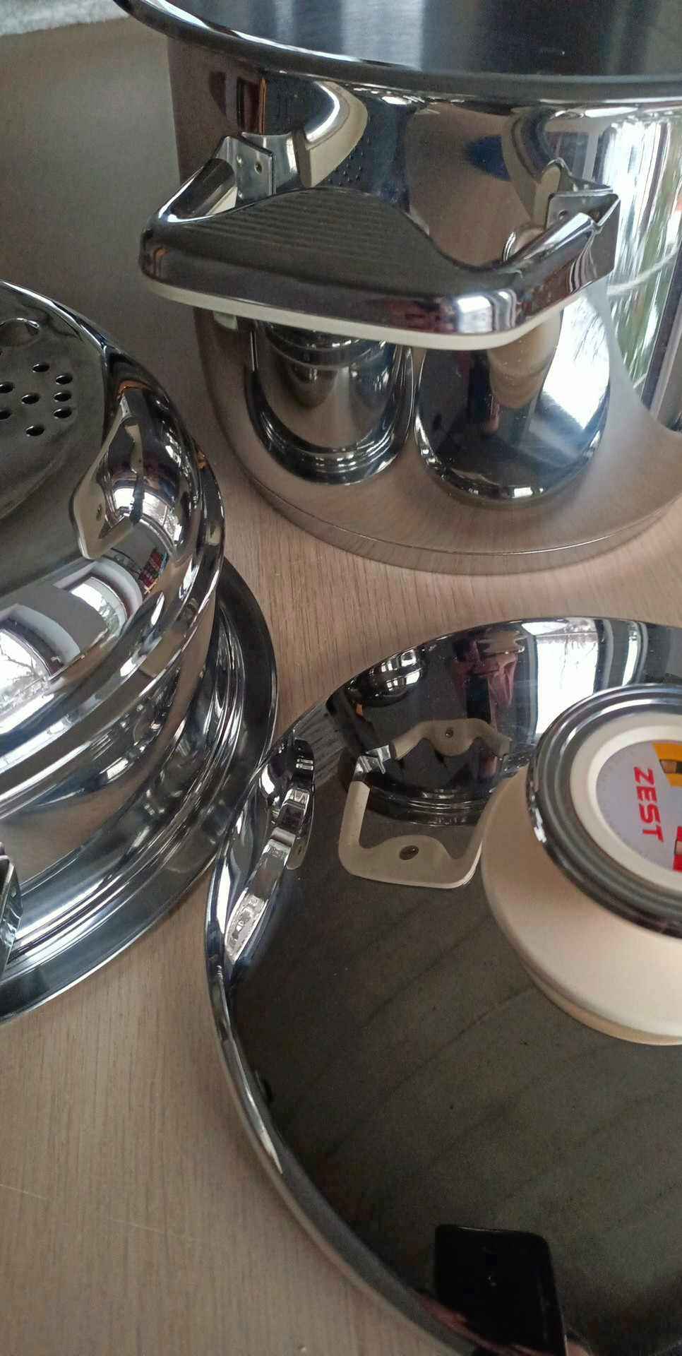 ZEPTER NOWE ZEST Naczynie z pokrywką 4,7 litra i DURSZLAK na parze Śródmieście - zdjęcie 5