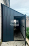 Domek Ogrodowy Garaż  2x5 Brama dwuskrzydłowa spad w bok GP92 Zakopane - zdjęcie 6