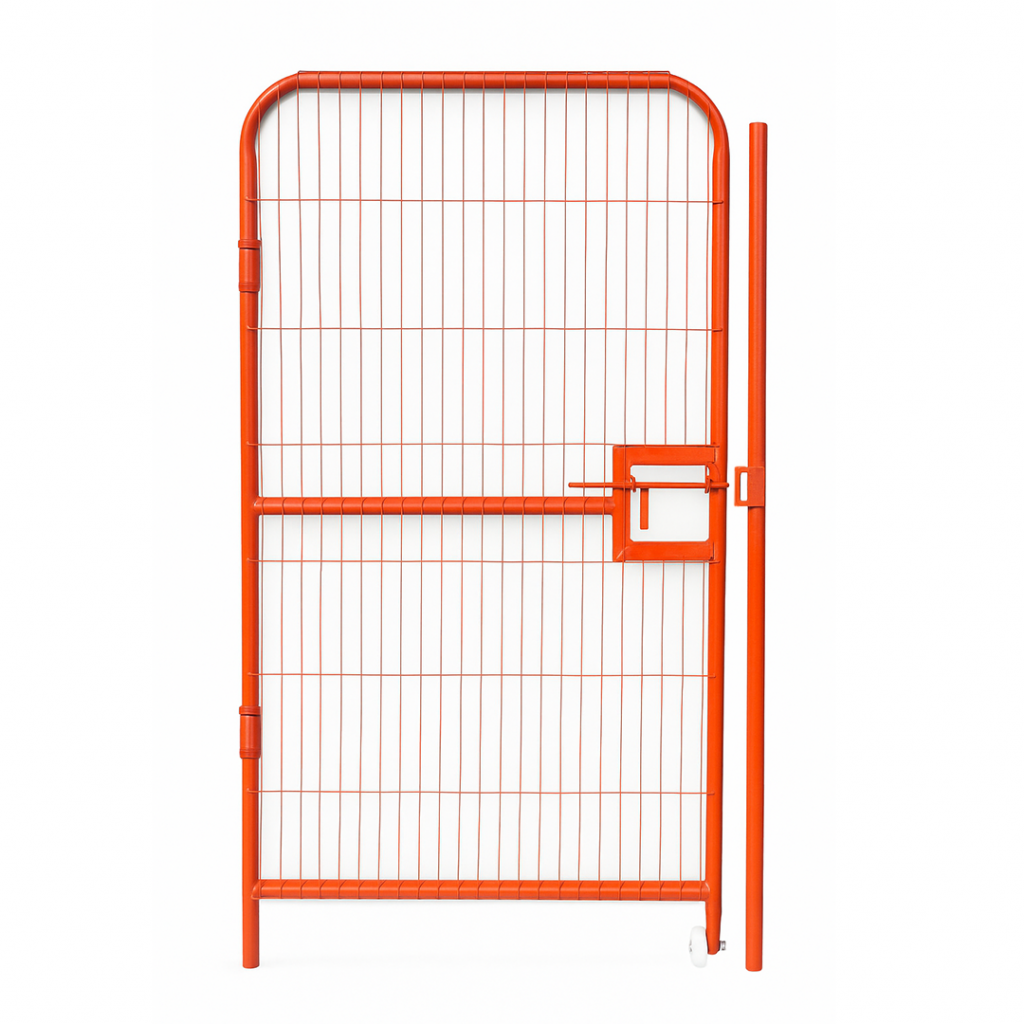 Furtka ażurowa zaokrąglona malowana z ryglem Bałuty - zdjęcie 1