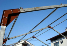 Konstrukcja stalowa z profila zamkniętego ocynkowanego 6,5 x 6