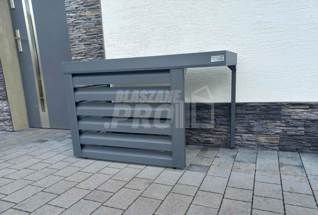 Osłona klimatyzatora pompy ciepła 80x40x70 cm niepełna zabudowa GP297 Jarocin - zdjęcie 6