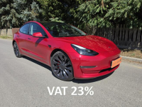 Tesla Model 3 Krajowa/Performance/ 534 KM/Bezwypadkowy