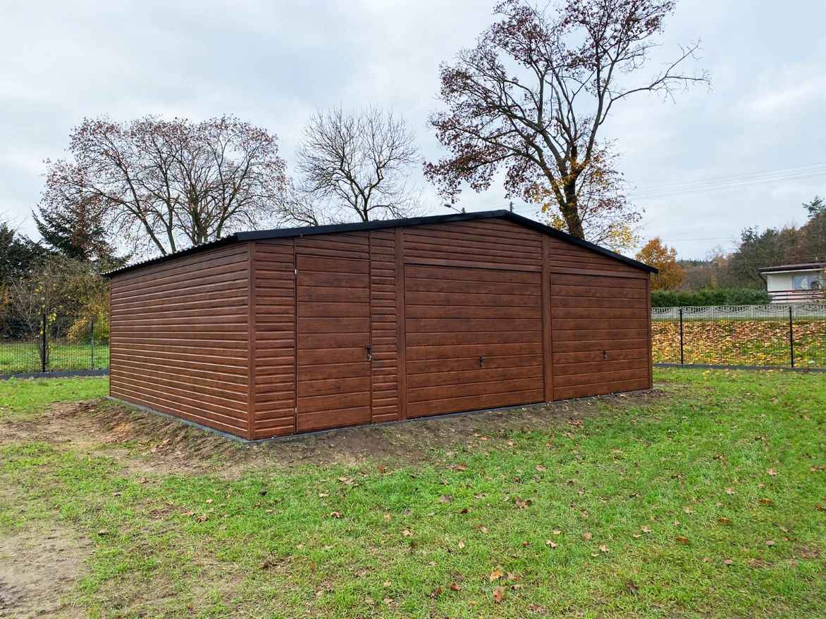 garaż blaszany na indywidualne zamówienie wiata Mszana Dolna - zdjęcie 2