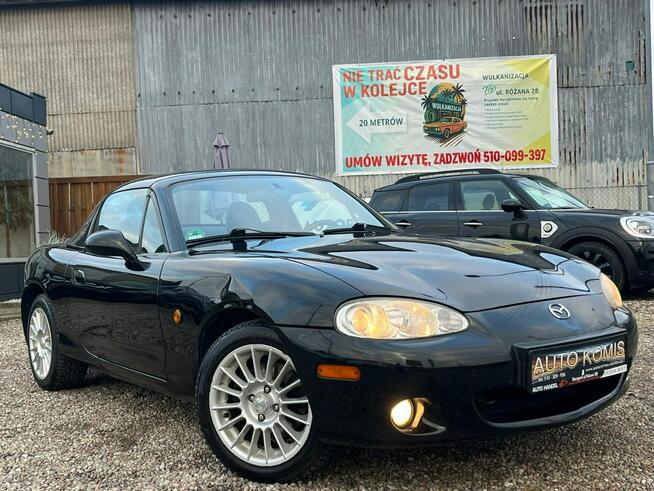 Mazda MX-5 1.8i*146Ps*Hardtop*A/C*Skóry*Alu*Opłacony Stargard - zdjęcie 3