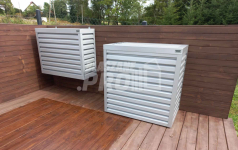 Osłona klimatyzatora - pompy ciepła 70x40x130 cm biały GP294 Białogrądy - zdjęcie 3