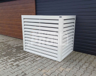 Osłona klimatyzatora - pompy ciepła 120x60x130 cm biały GP311 Fabryczna - zdjęcie 4