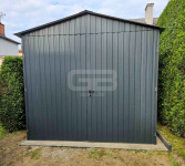 Garaż blaszany 2,5x5m - brama dwuskrzydłowa - wolnostojący dach  GB130 Grudziądz - zdjęcie 2