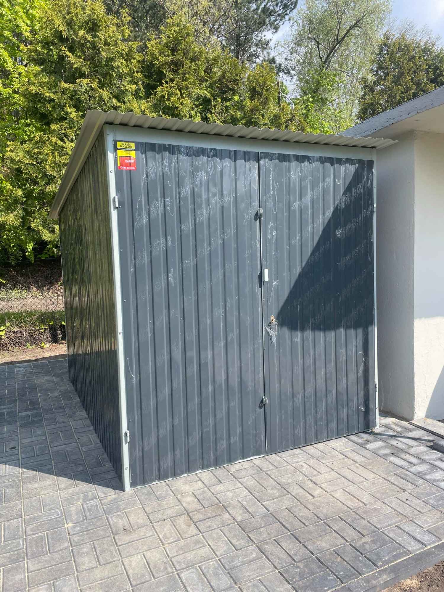 Garaż Blaszany 2x3 GRAFIT Kalisz - zdjęcie 1