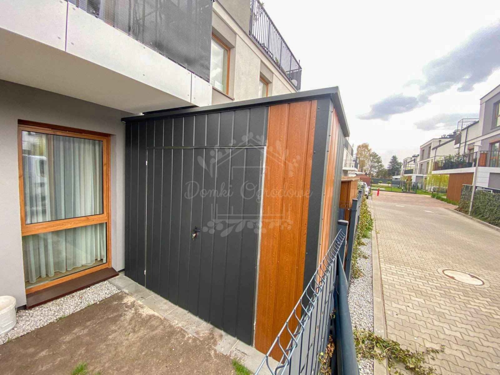 Schowek – domek ogrodowy 4×2  antracyt + złoty dąb ID1222 Włocławek - zdjęcie 2