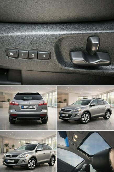 Mazda CX-9 CX9 PLUS 7os LPG 33000 BRUTTO 4x4 Lpg Białystok - zdjęcie 7