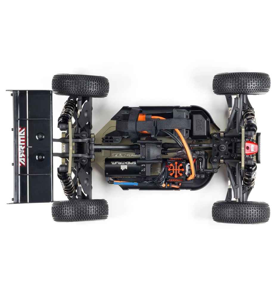 Arrma 1/8 TYPHON 6S TLR Tuned 4X4 RTR Brushless Buggy, Red/Blue Bemowo - zdjęcie 3