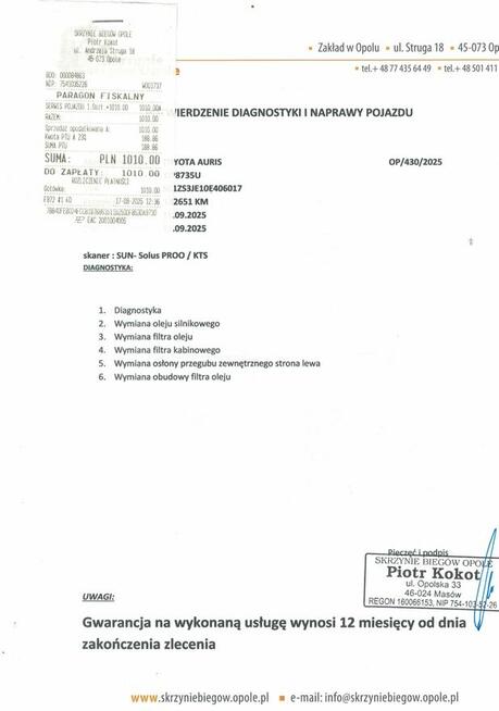 Toyota Auris Hybrid kombi. Opole - zdjęcie 11