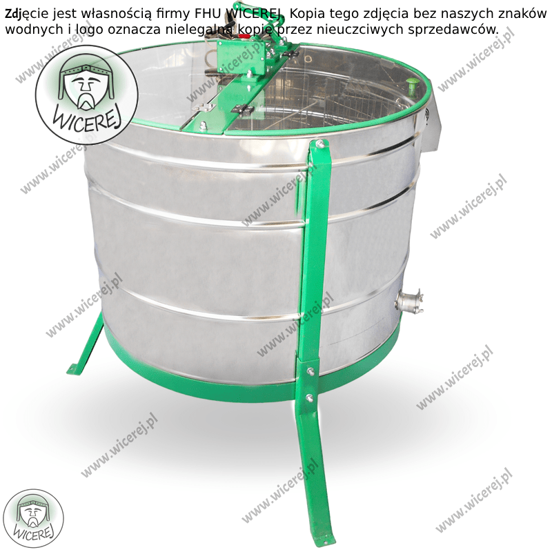 Miodarka Ręczno-Elektryczna 6 Ramkowa Nierdzewna Miodziarka Jaśliska - zdjęcie 4