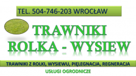 Zakładanie trawnika cena tel. 504-746-203, Wrocław. Trawnik z rolki. Psie Pole - zdjęcie 2