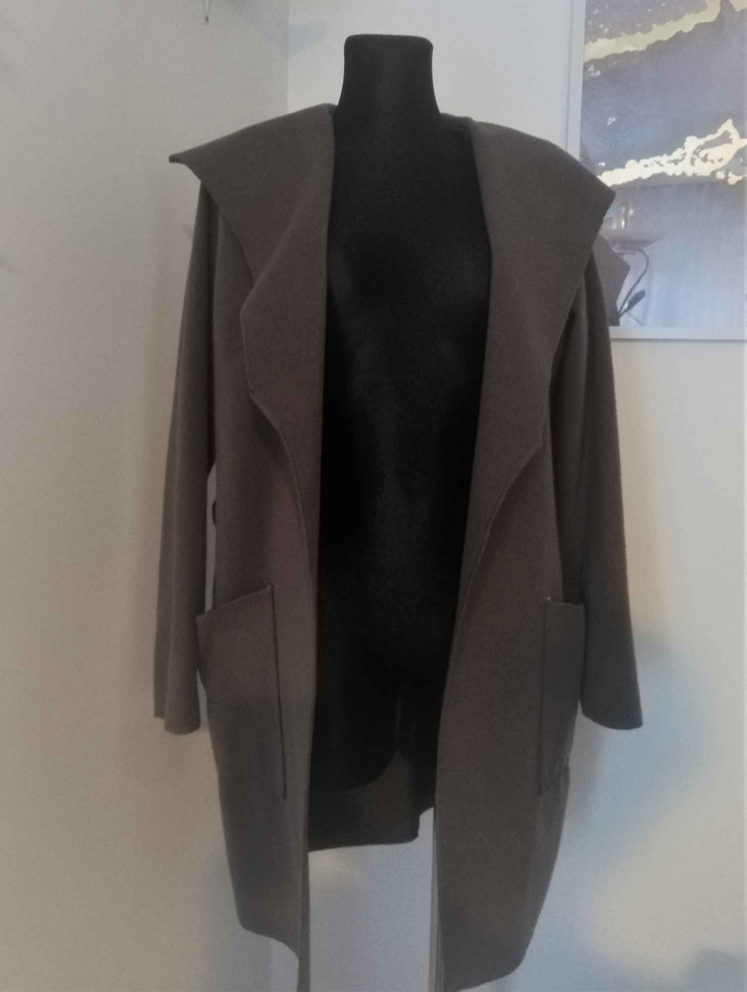 Brązowy, jesienny płaszcz, klasyka Bemowo - zdjęcie 1