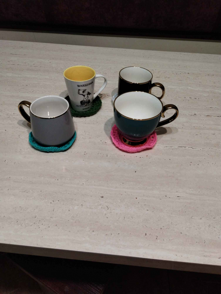 Szydełkowe podstawki pod kubek koło Grabówiec - zdjęcie 7