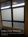 Folie matowe na okna łazienkowe- oklejanie okna w łazience Warszawa Białołęka - zdjęcie 9