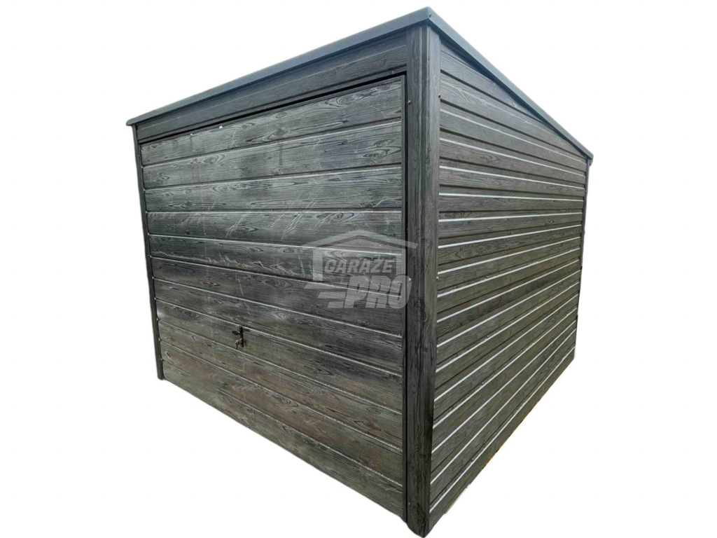 Schowek Garaż blaszany 3x3,5m Brama uchylna drzwi okno rynny GP486 Przasnysz - zdjęcie 1