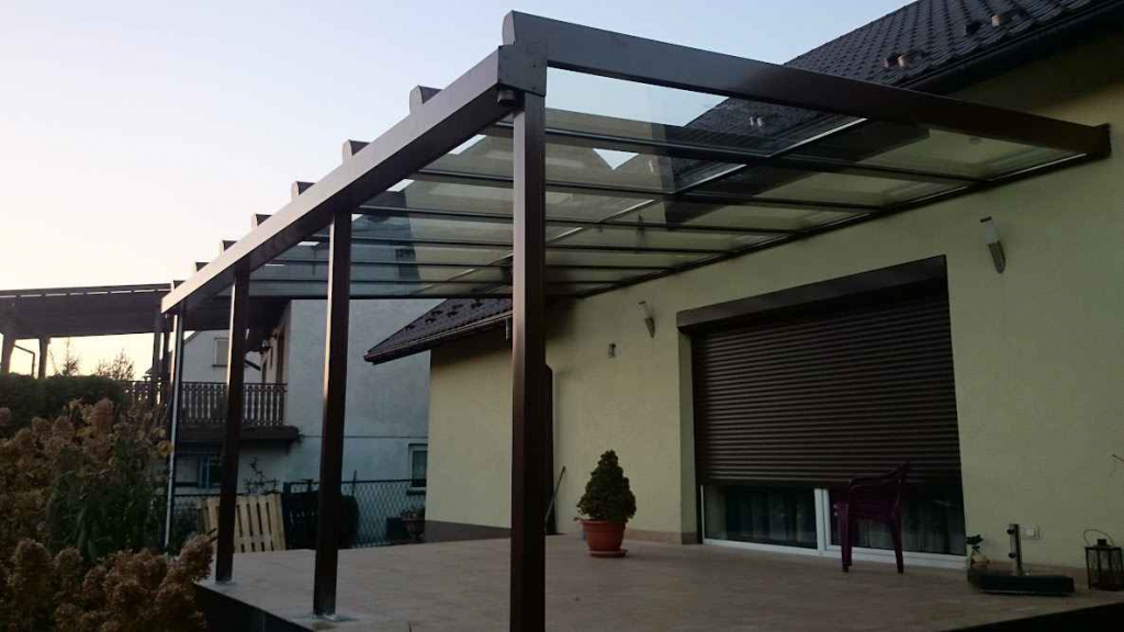 Zadaszenie tarasu, zadaszenia tarasów, daszek, daszki, zadaszenie Krowodrza - zdjęcie 1