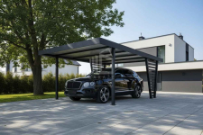 Carport V PREMIUM 5x5m - Wypełnienie panelami Wiata samochodowa ID1197 Zakopane - zdjęcie 4