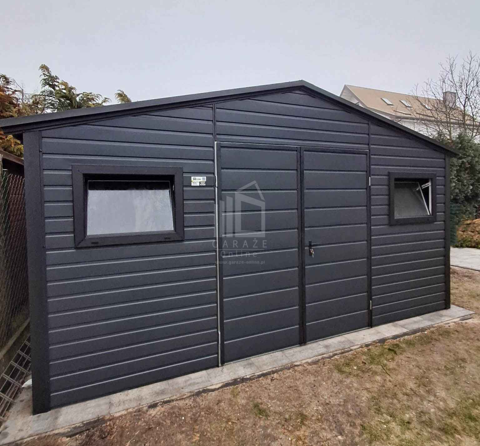 Schowek - domek ogrodowy 4,5x3m Brama dwuskrzydłowa 2x okno dach ID975 Dąbrowa Górnicza - zdjęcie 4