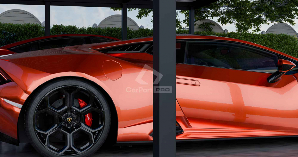 CarPort PREMIUM - wiata samochodowa 7x5 - antracyt CP119 Kalisz - zdjęcie 5