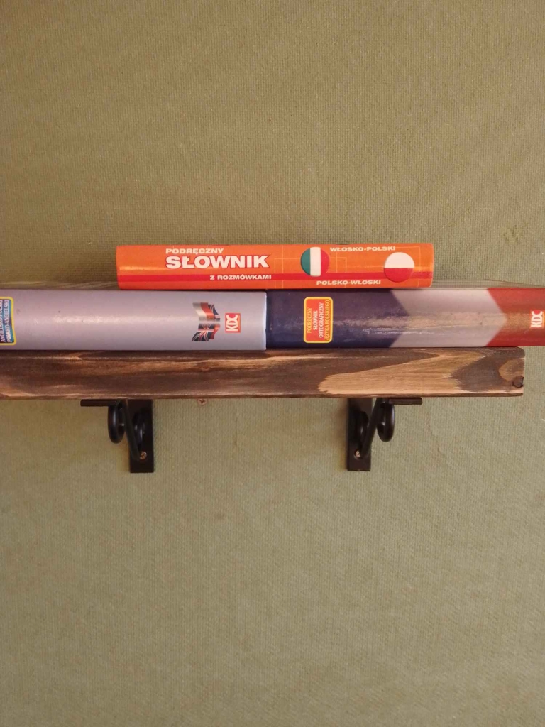 ECO Pólka wisząca Czarna Loft Sidzina - zdjęcie 1