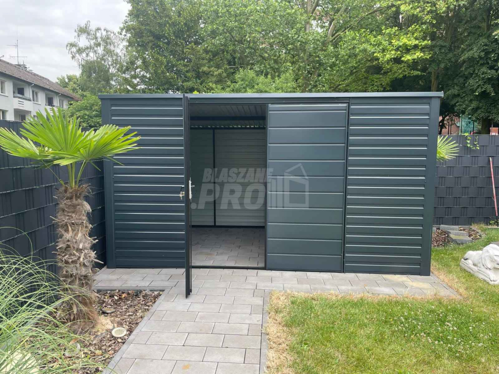 Domek ogrodowy 5x3 brama dwuskrzydłowa  + okno Dach spad w tył  GP116 Legnica - zdjęcie 2