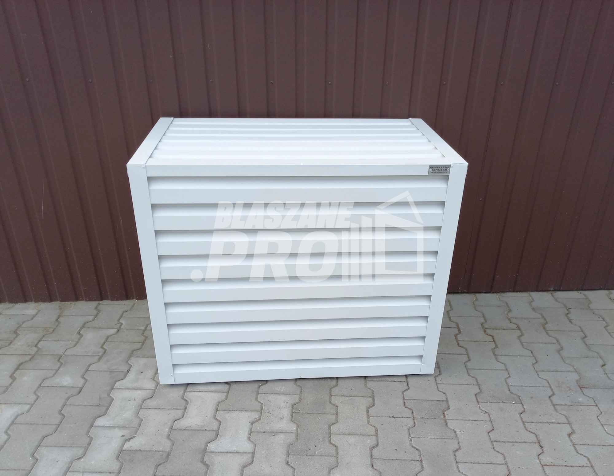 Osłona klimatyzatora - pompy ciepła 90x50x110 cm biały GP301 Olsztyn - zdjęcie 6