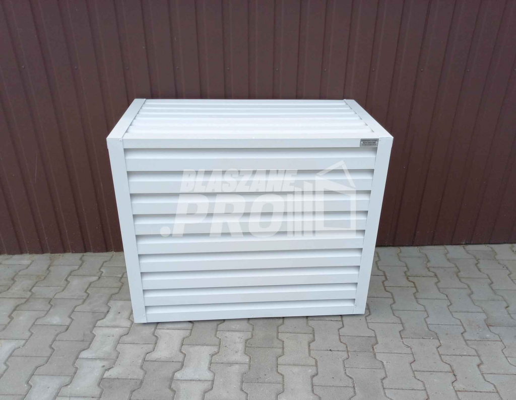 Osłona klimatyzatora - pompy ciepła 90x50x110 cm biały GP301 Olsztyn - zdjęcie 6