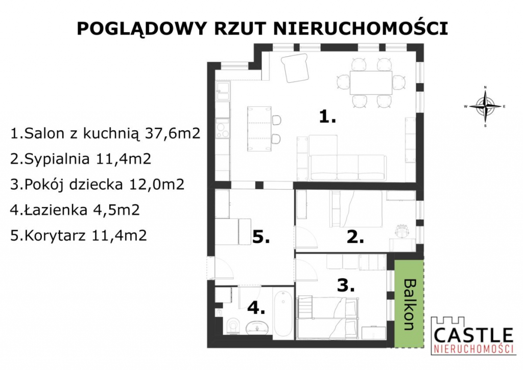 Mieszkanie na sprzedaż Poznań Poznań - zdjęcie 2