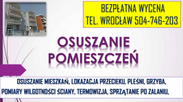 Osuszanie  mieszkań, cena, Wrocław, tel 504-764-203, po zalaniu lokalu Psie Pole - zdjęcie 2