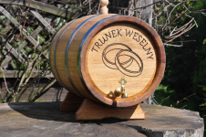 Nowa Beczka Dębowa 15 L do whisky bimbru wina na wesele prezent