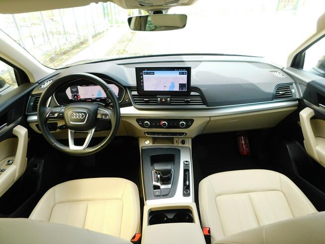 Audi Q5 z Gwarancją Kamera VIRTUAL Zegary Skóra Beżowa Żyrardów - zdjęcie 9