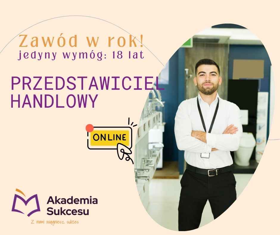 PRZEDSTAWICIEL HANDLOWY- KURS ROCZNY! Suwałki - zdjęcie 1