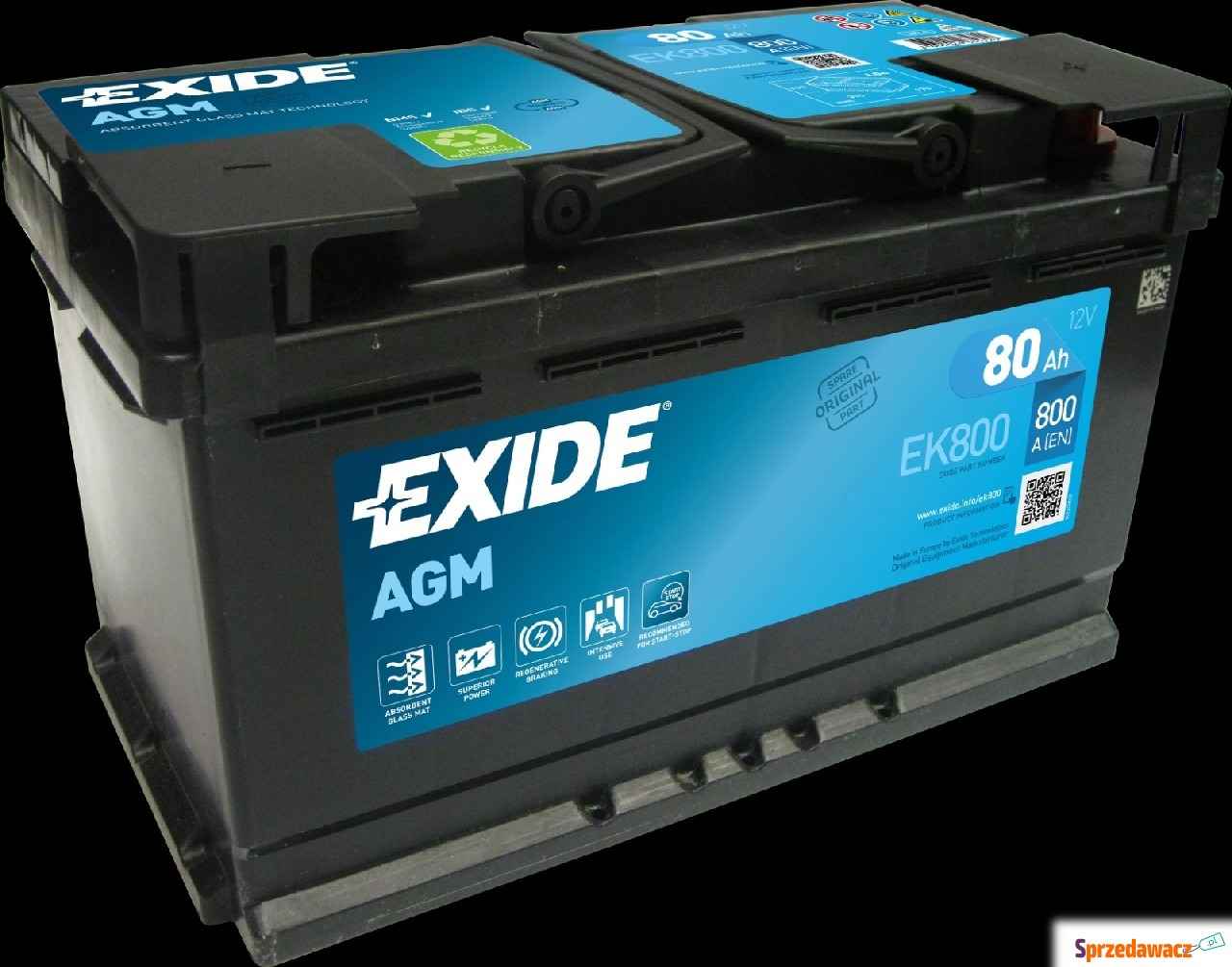 Akumulator 80Ah 800A Exide ek800 P+ AGM L4 Legnica - zdjęcie 1