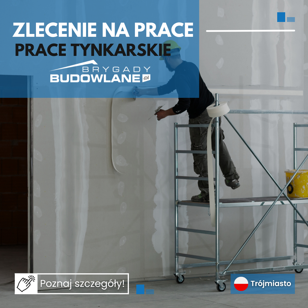 Tynki gipsowe / kwiecień 2026 / Trójmiasto, Puck Gdynia - zdjęcie 1