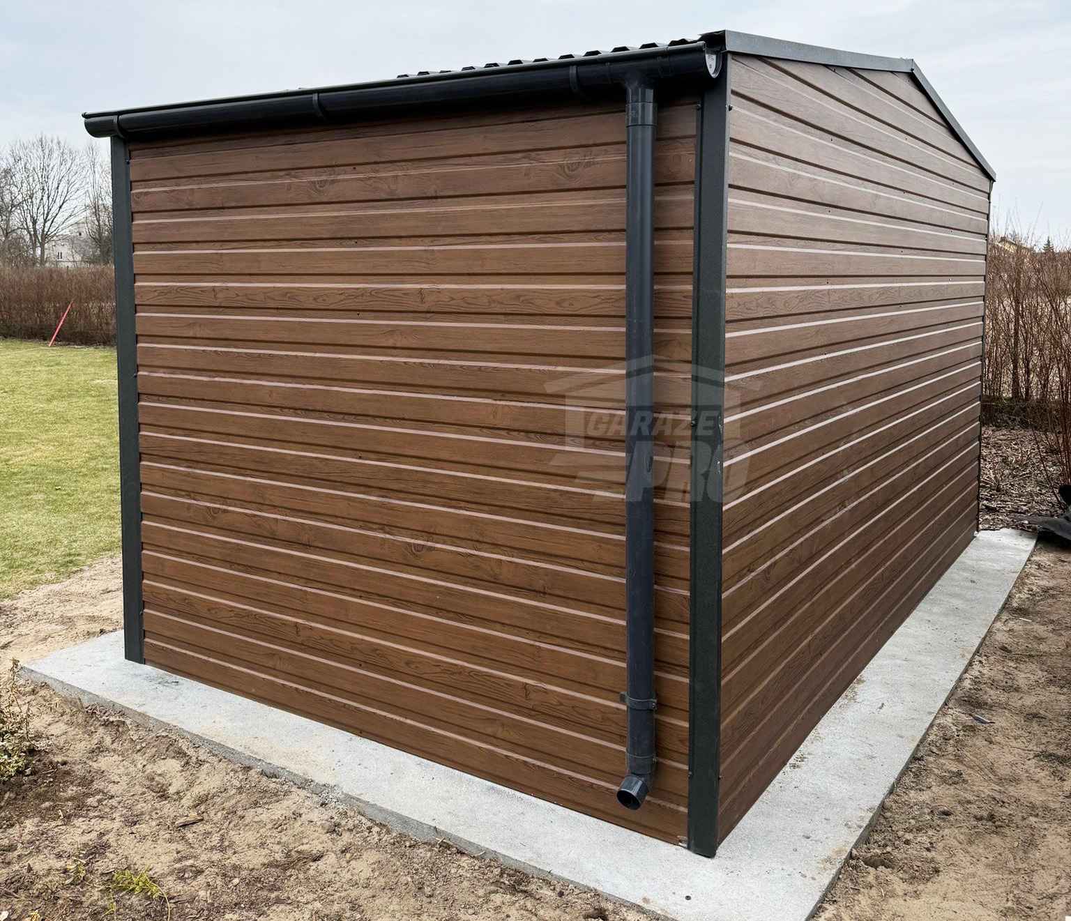 Schowek - domek ogrodowy 3,5x2,5 m - drzwi okno dach rynny GP749 Krynica-Zdrój - zdjęcie 4
