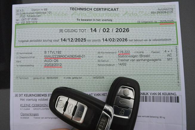 Audi Q5 2.0 TDI 100% bezwypadkowy Serwis Navi Skóra 181 tys.km. Hrubieszów - zdjęcie 3