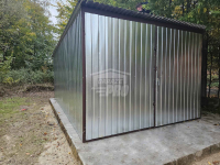 Garaż blaszany 3x4m - Brama - ocynk -  Dach spad w tył GP577 Gryfice - zdjęcie 4